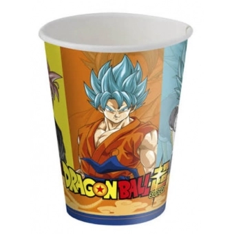 Copo de Papel Dragon Ball 200ml c/8 Festcolor