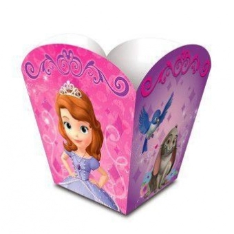Cachepot Princesinha Sofia c/8 Regina Festas