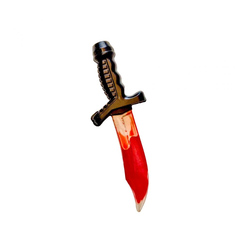 Faca Com Sangue Halloween Para Fantasia - Acessórios Para Fantasia