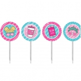 Toppers Para Doces e Salgados Lol Surprise c/8 Junco - Temas Infantis