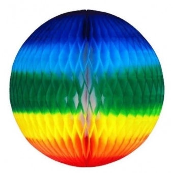 Globo de Papel Arco Íris 340mm Girotoy