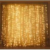 Pisca Cortina 500 Led 3x2,5 Metros Branco Quente 110V - Natal