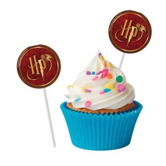 Bandeirinha Para Doces Harry Potter c/8 Festcolor