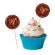 Bandeirinha Para Doces Harry Potter c/8 Festcolor - Temas infantis