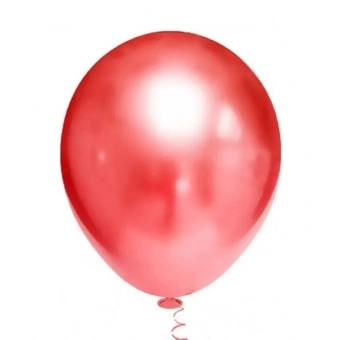 Balão 9 Platino Vermelho c/25 Pic Pic