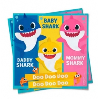 Guardanapo Baby Shark c/20 Cromus