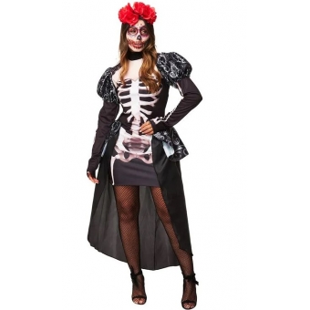 Fantasia La Rainha Caveira Adulto Super