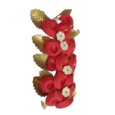 Buque em Biscuit Vermelho e Dourado - Decoração
