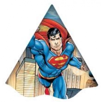 Chapéu Cone Superman c/8 Festcolor