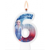 Vela Numeral Frozen 2 Regina Festas - Temas Infantis