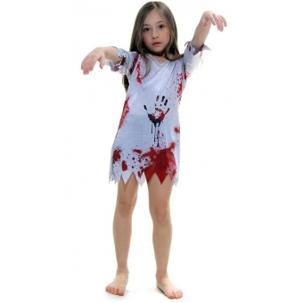 Fantasia Zombie Vestido Infantil Sulamericana