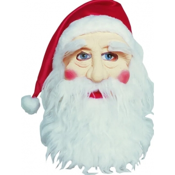 Máscara Látex Papai Noel Capuz Spook