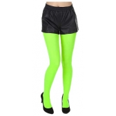 Meia Calça Lisa Verde Neon Adulto - Acessórios para Fantasia