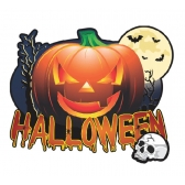 Painel Cartonado Halloween Abóbora Piffer - Halloween