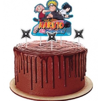 Topper Para Bolo Naruto c/4 Festcolor