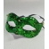 Máscara Veneza Paetê Verde e Dourada - Máscaras