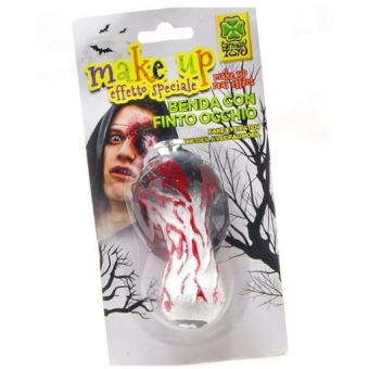 Olho Falso de Borracha Halloween Com Elástico