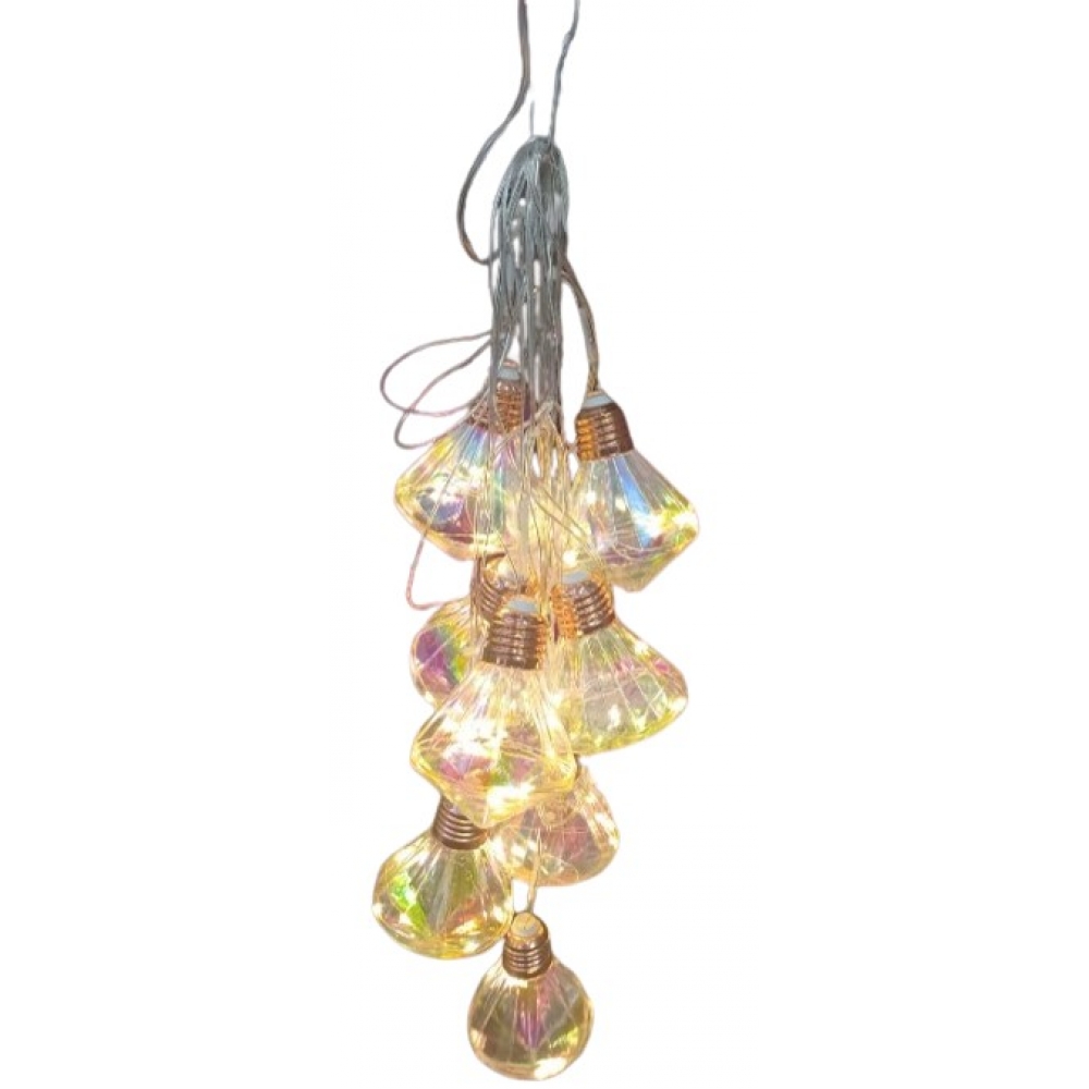 Pisca Luxo Diamante Fio de Fada 3 Metros 110V Branco Quente - Natal