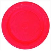 Prato 15cm Biodegradável Crystal Neon Rosa c/10 Trik Trik - Descartáveis