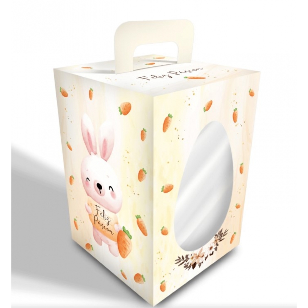 Caixa Maleta Ovo Páscoa Aquarela 250g a 350g Duster - Páscoa