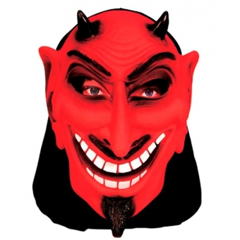 Máscara Látex Diabo Sarcástico Spook