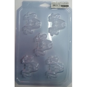 Forma de Chocolate Erótica Posição c/5 Anelli