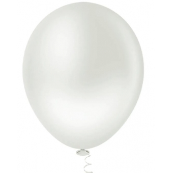 Balão 9 Pérola Branco c/25 Pic Pic