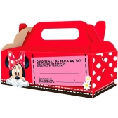Caixa Surpresa Para Viagem Red Minnie c/4 Regina Festas - Temas Infantis