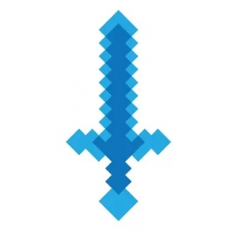 Painel Espada Azul Minecraft Grintoy