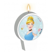 Vela de Aniversário Cinderela Clássica Regina Festas - Temas Infantis