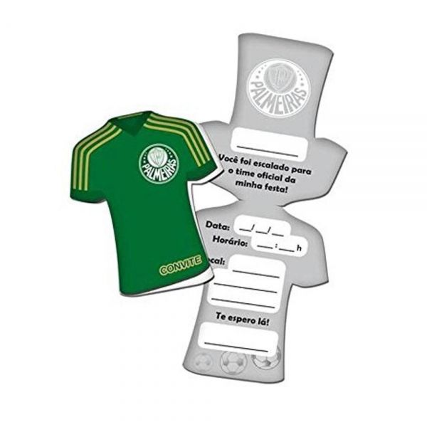 Convite Palmeiras c/8 Festcolor - Clubes de Futebol