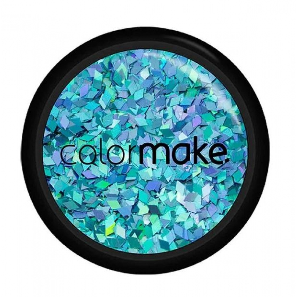 Glitter Formatos 2g Diamante Azul Colormake - Maquiagem