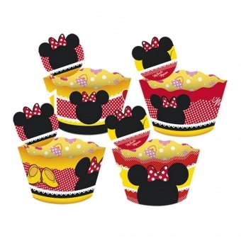 Cupcake Wrapper Minnie Ícones c/12 Regina Festas