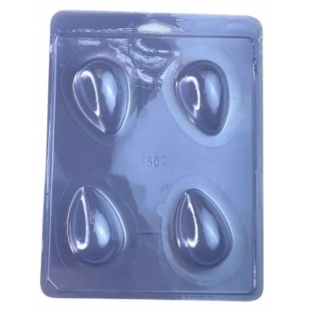 Forma de Silicone Para Ovo de Páscoa 50g c/3 Anelli