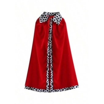 Capa de Rei Veludo Vermelho Infantil