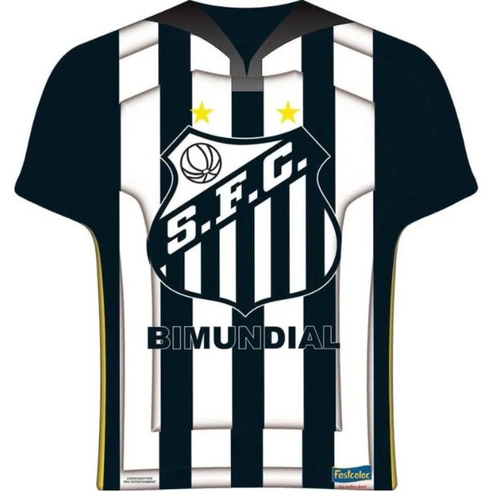 Prato Camisa Santos c/8 Festcolor - Temas Variados