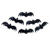 Mini Morcegos de Borracha c/6 Importado - Halloween