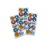 Adesivo Redondo Naruto Shippuden c/30 Festcolor - Temas Infantis