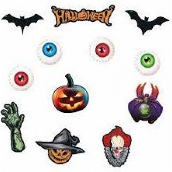 Mini Personagens Halloween c/12 Regina Festas