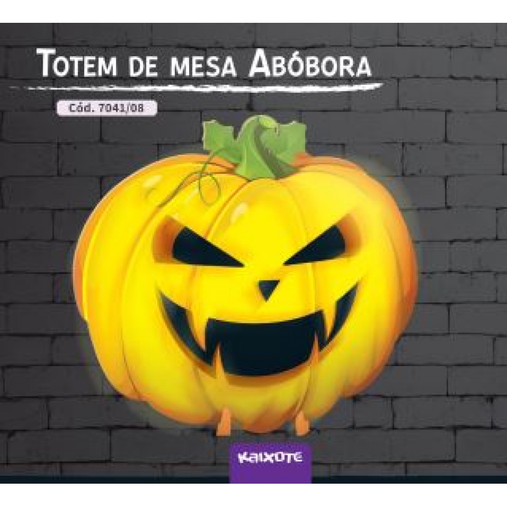 Totem de Mesa Abóboras c/4 Kaixote - Halloween