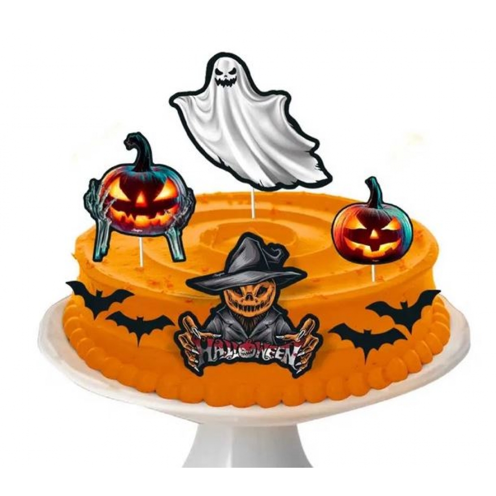 Decoração Topo de Bolo Halloween Regina Festas - Halloween