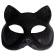 Máscara Gatinho Glitter Preto - Máscaras