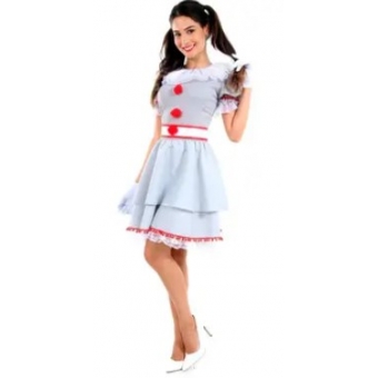 Fantasia Palhaça It Adulto Sulamericana