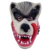 Máscara Látex Lobo Mau Elástico Spook - Máscaras