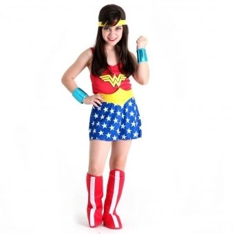 Fantasia Mulher Maravilha Std Infantil Sulamericana