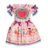 Vestido Junino Infantil Coração Rosa - Fantasias Juninas