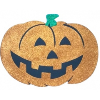 Painel E.V.A Halloween Abóbora Laços e Acessórios