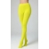 Meia Calça Lisa Amarela Neon Adulto - Acessórios para fantasia