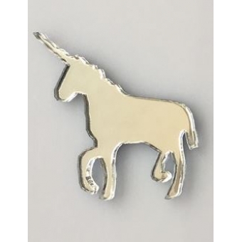 Aplique Acrílico Unicórnio c/10