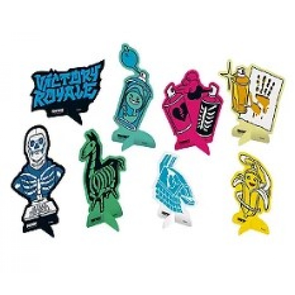 Decoração de Mesa Fortnite c/8 Festcolor - Temas Infantis